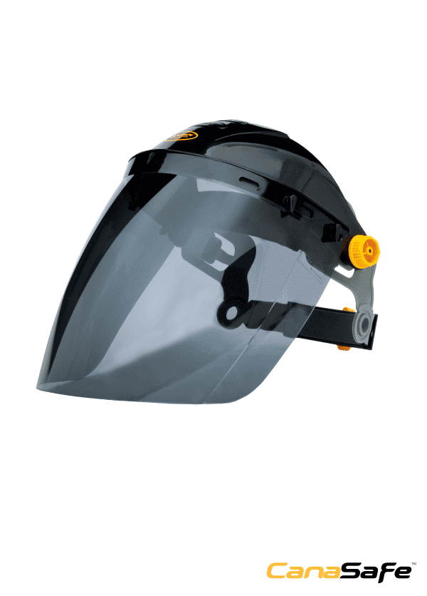 Canasafe Bullet Series Gray Face Shield