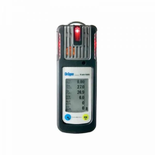 Drager X-am 5600 Multi-Gas Detection Device Drager X-am 5600 Multi-Gas Detection Device Dual IR EX/CO2, LEL, CO2, CO LC/O2, CO, H2s, O2 & SO2