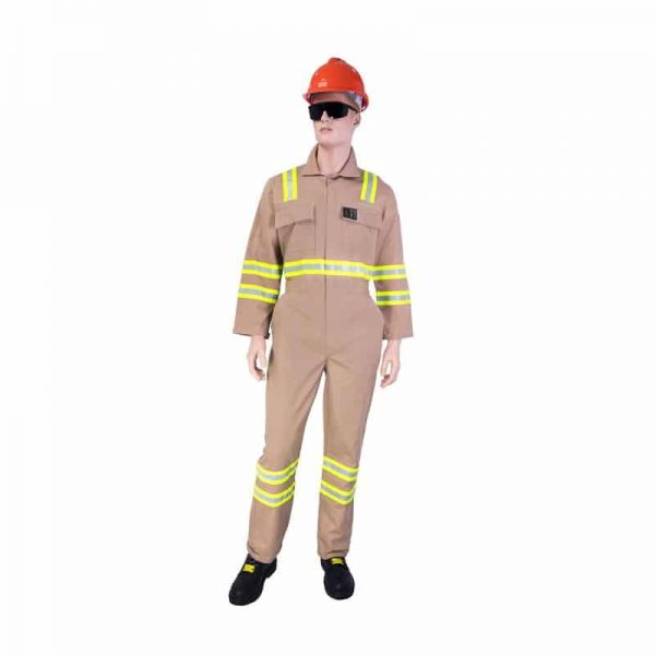 Safeguard Fire Retardant Coverall With 2 Inches Dual Tone Reflective Tape