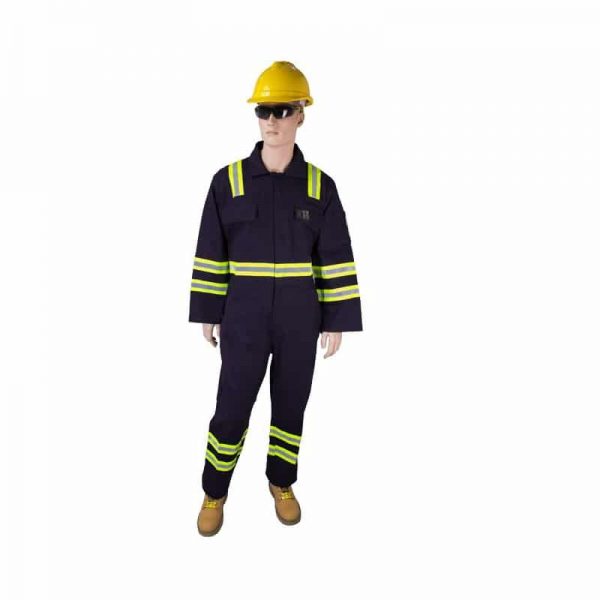 Safeguard Fire Retardant Coverall With 2 Inches Dual Tone Reflective Tape