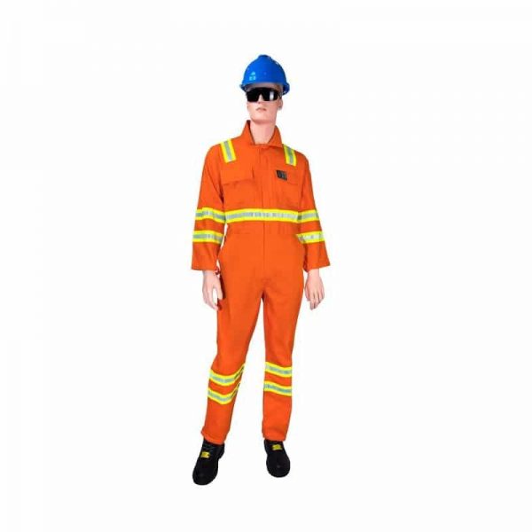 Safeguard Fire Retardant Coverall With 2 Inches Dual Tone Reflective Tape