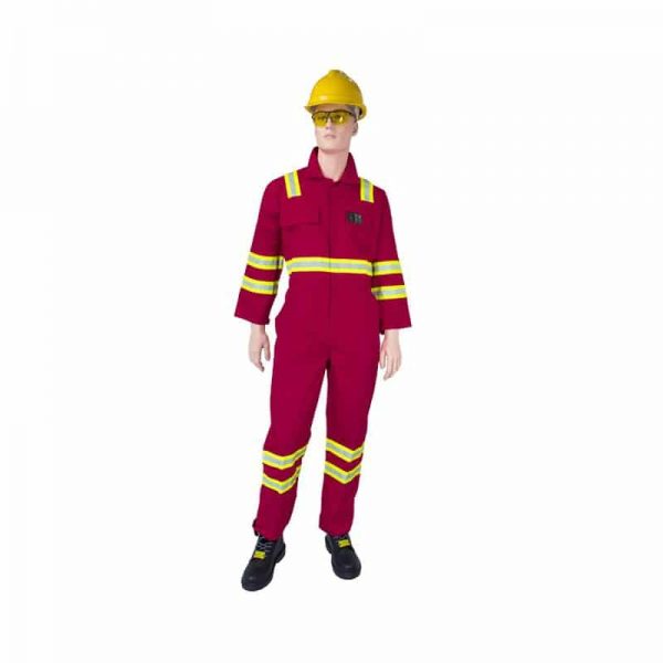 Safeguard Fire Retardant Coverall With 2 Inches Dual Tone Reflective Tape