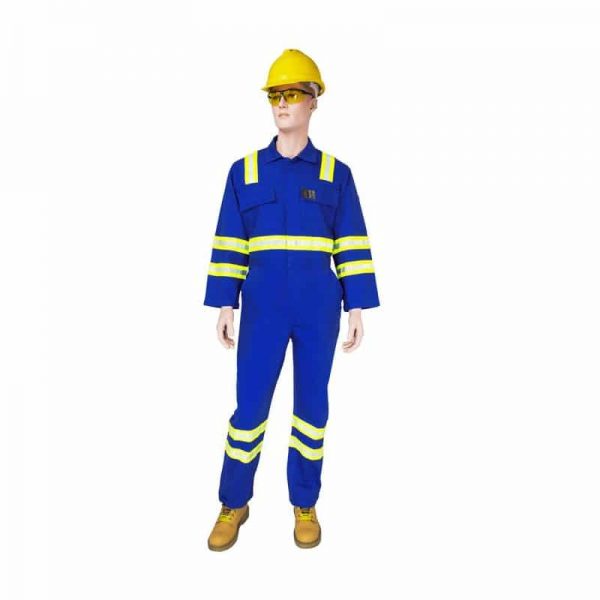 Safeguard Fire Retardant Coverall With 2 Inches Dual Tone Reflective Tape