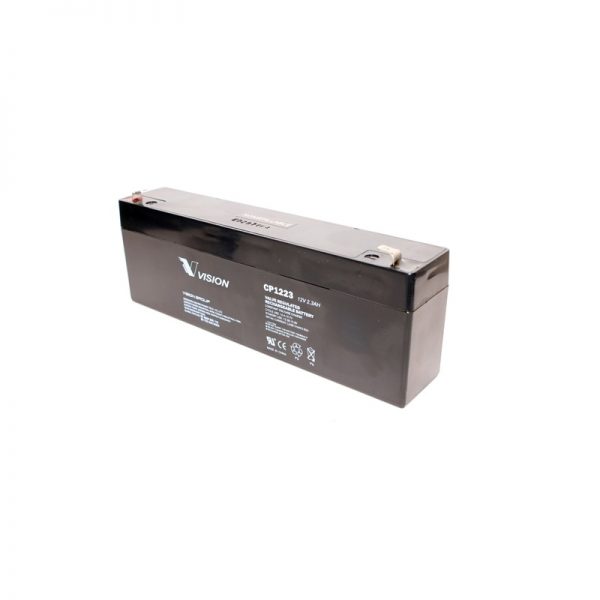 Vision CP1223 Sealed Lead Acid Battery 2.3Ah - 12V (MOQ-2 Pcs)