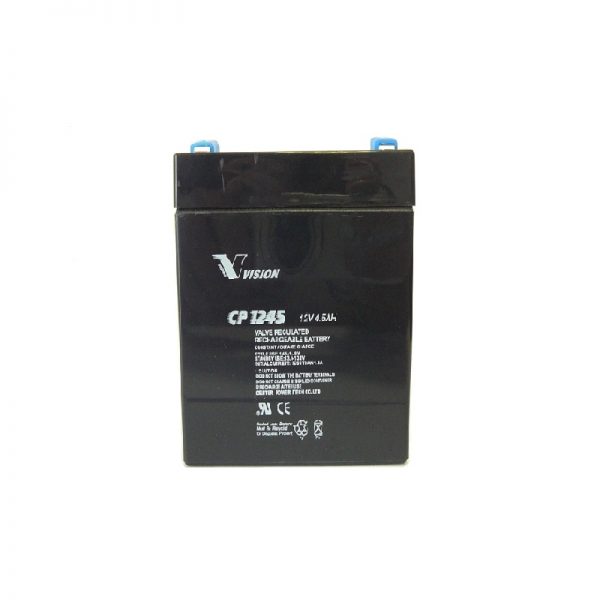 Vision CP1245E Valve Regulated Rechargeable Battery 4.5Ah - 12V