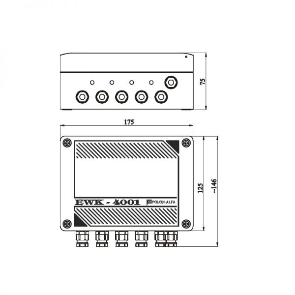 Polon-Alfa EWK-4001 Addressable Multi-Input Supervising Device (4 Inputs)