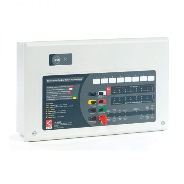 C-Tech CFP702-4 Standard 2 Zone Conventional Fire Alarm Panel