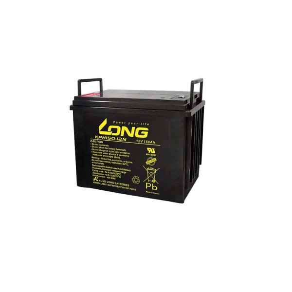 Long KPH150-12N, 150Ah-12V Rechargeable Sealed Lead Acid Battery