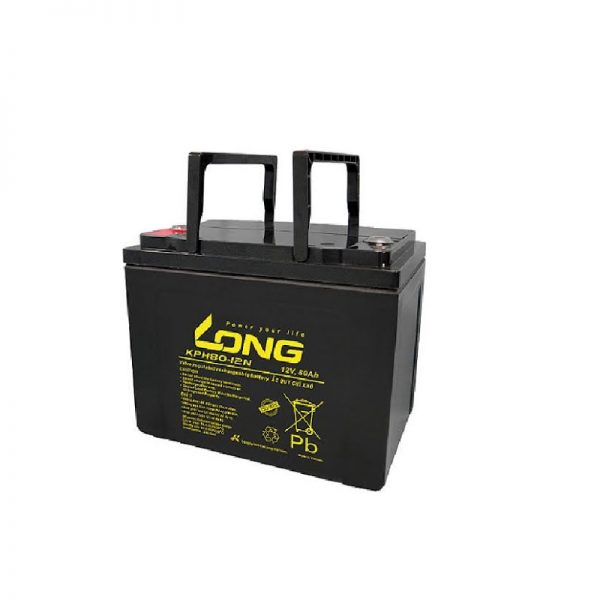 Long KPH80-12N, 80Ah-12V Rechargeable Sealed Lead Acid Battery