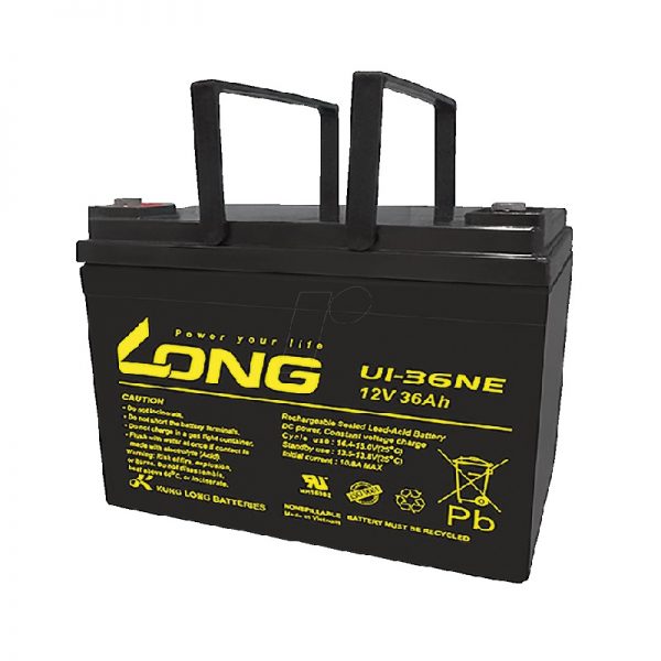 Long U1-36NE, 36Ah-12V Rechargeable Sealed Lead Acid Battery