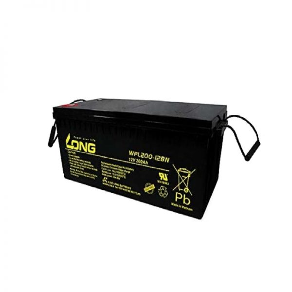 Long WPL200-12BN, 200Ah, 12V Rechargeable Sealed Lead Acid Battery