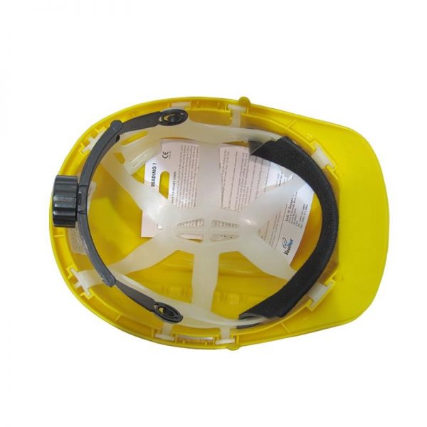 Vaultex VHVR Yellow Ventilated Helmet with Ratchet Suspension