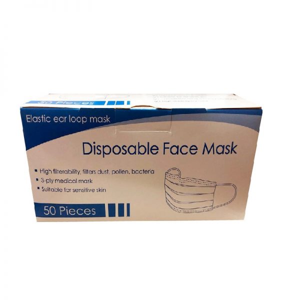 Disposable Face Mask - 50pcs/box