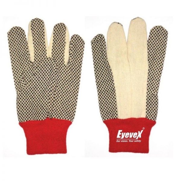 Eyevex SDG 0800 PVC Dotted Gloves 8OZ(MOQ OF 5 Pcs)