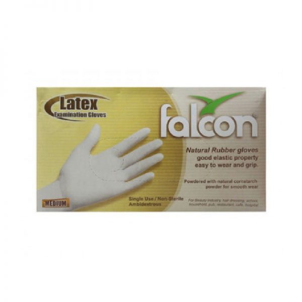 Falcon THPPW047 Powder-free Latex Gloves - Large Size