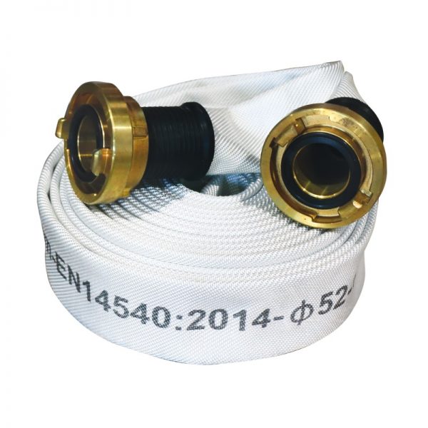 Lalizas 72507 Fire Hose 2.5", Nakajima 65 Brass, 20m - Marine Approved