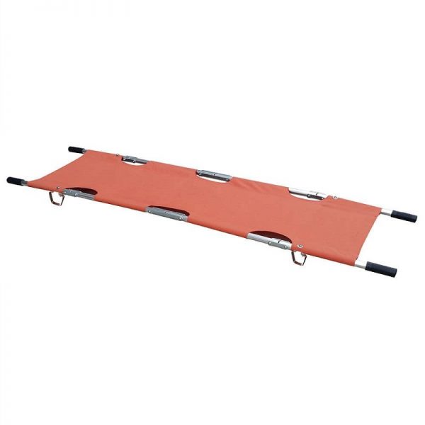 Aluminum Alloy Folding Stretcher Orange