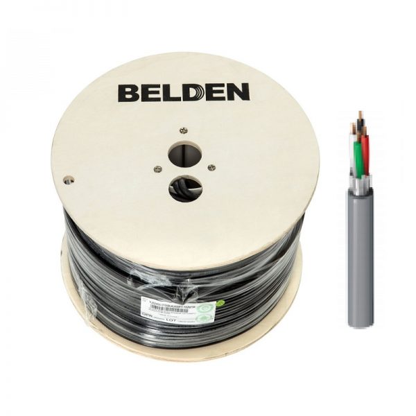 Belden 5302FE 4 Core -18 AWG BC, PP/PVC, Foil Shielded, Security And Audio Cable 305 Mtr