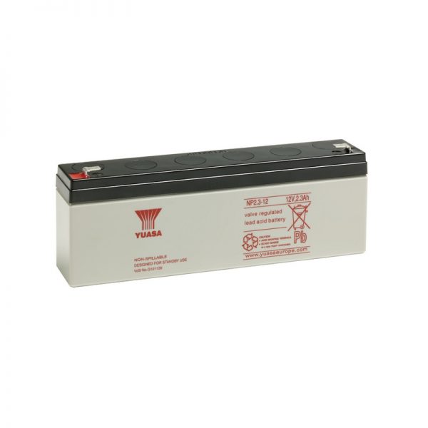 Yuasa NP2.3-12 (12V 2.3Ah) General Purpose VRLA Battery