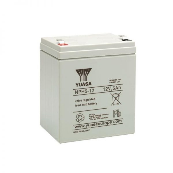 Yuasa NPH5-12 (12V 5Ah) General Purpose VRLA Battery