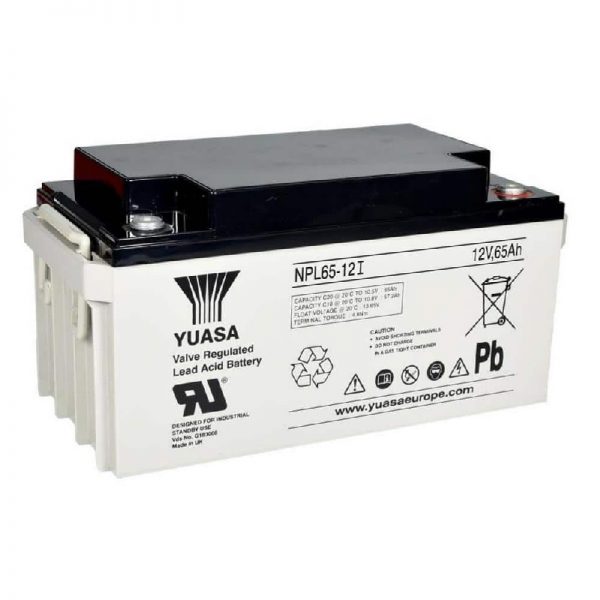 Yuasa NPL65-12I (12V 65Ah) General Purpose VRLA Battery