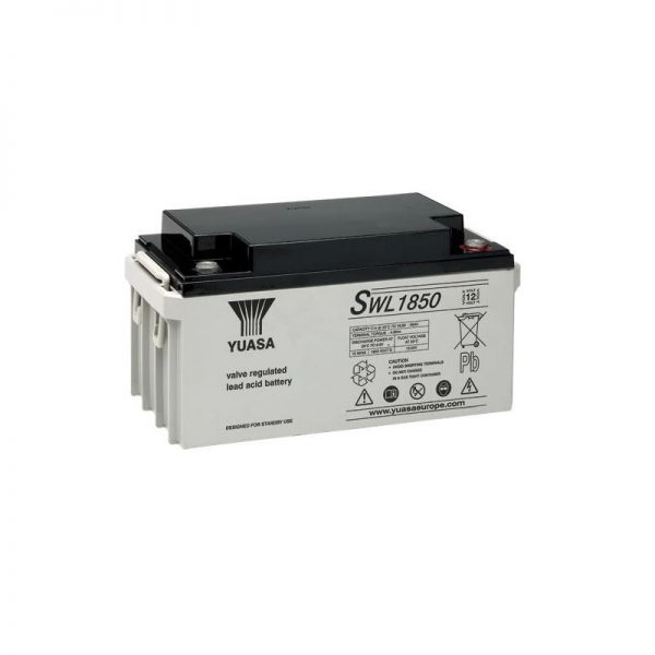 Yuasa SWL1850 (12V 66Ah) General Purpose VRLA Battery - Capacity at 10-hour Rate (Ah)