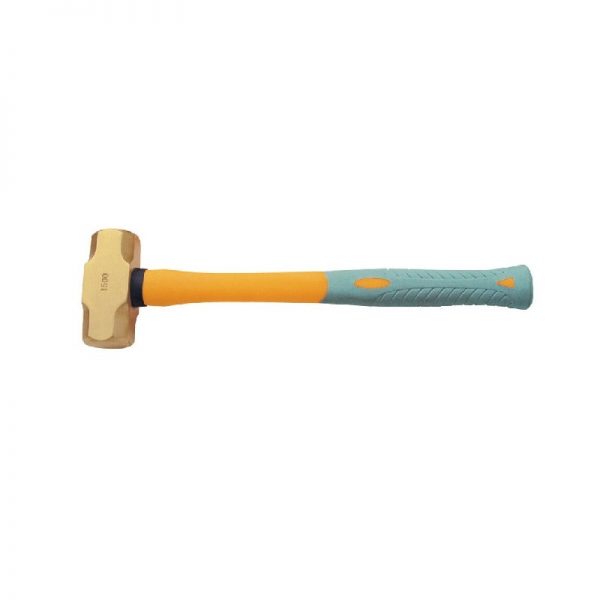 Max 4 Lbs Brass Hammer With Fiber Handle