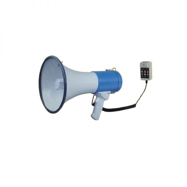 Megaphone With Built-In Siren, Talk, USB, SD, AUX Player & 30 Secs Recording