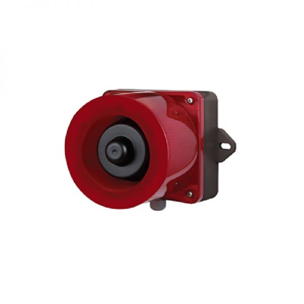 Qlight QWCD50 LED Strobe Signal & Electric Horn Combo, Red, 24VDCT