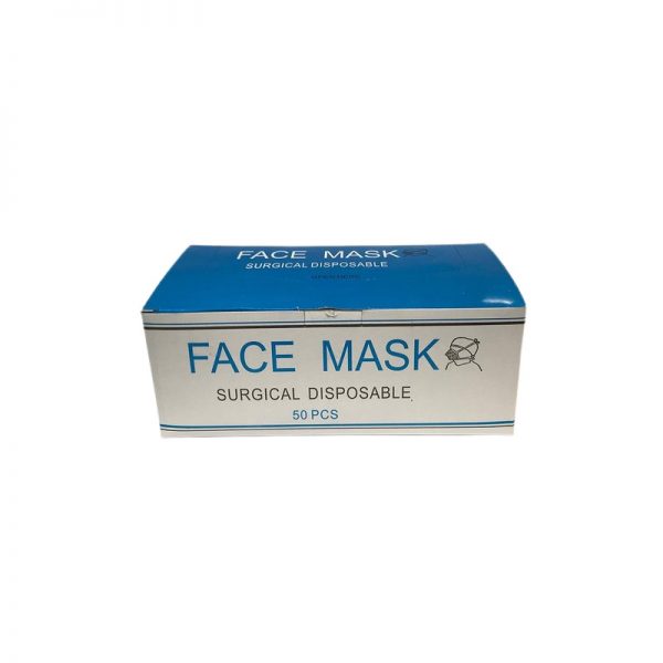 Disposable Face Mask 3Ply Blue - 50pcs/box(Pack of 10 Boxes)