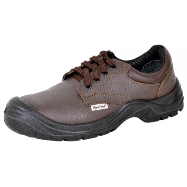 Vaultex AEQ Leather Safety Shoes Brown