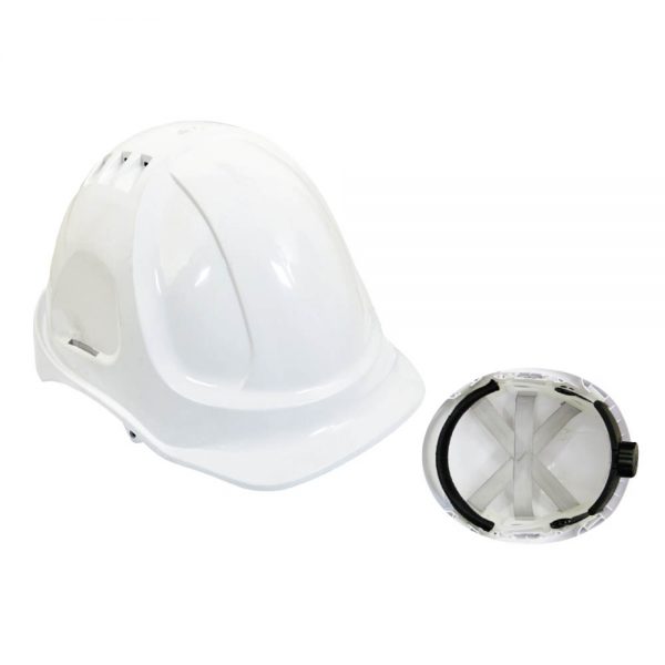 Vaultex ABS2 Abs-ventilated Ratchet Safety Helmet With Textile Suspension