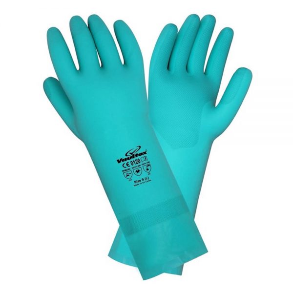 Vaultex LLR Nitrile Gloves Green(Pack of 5 Pairs)