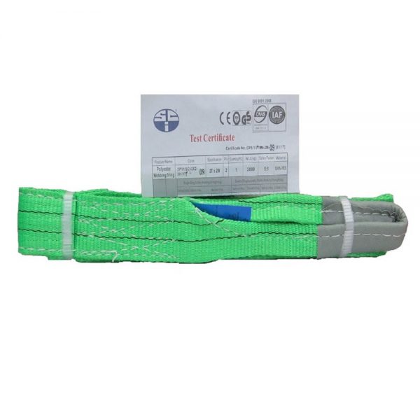 Vaultex NGE 2 Ply Polyester Webbing Sling (Green) 5.1 (MOQ of 5Pcs)