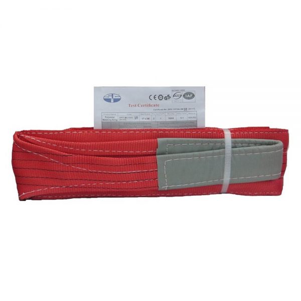 Vaultex URA 2 Ply Polyester Webbing Sling (Red) 5.1