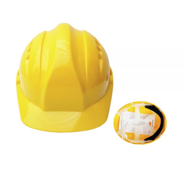 Vaultex VHV Ventilated Safety Helmet With Plastic Suspension & Pinlock(MOQ of 10 Pcs)