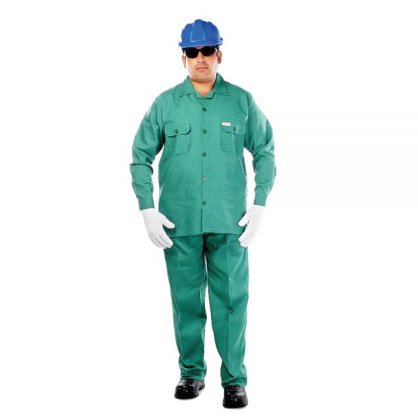 Workland 2GWL 65/35 Polycotton Pant & Shirt Green