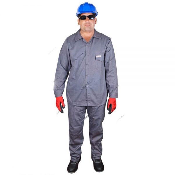 Workland GHR 100% Cotton Pant & Shirt Grey