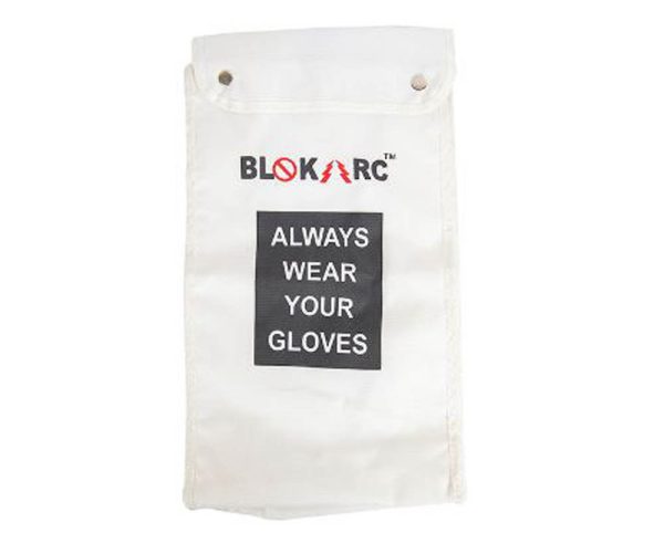 Blokarc Glove Carry Bag, White Color For Insulated Gloves GCB-CL2-BLOKARC