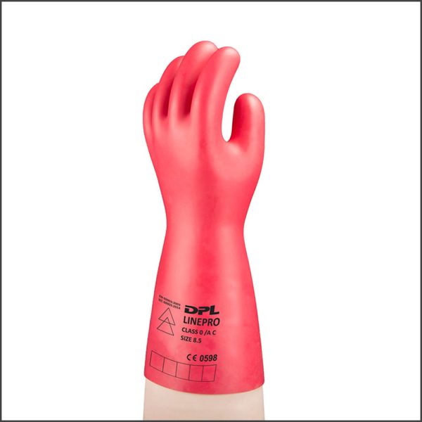 Dpl Linepro Insulated Linesmen Gloves Red - Straight Cuff GLV-RDSC-CL0