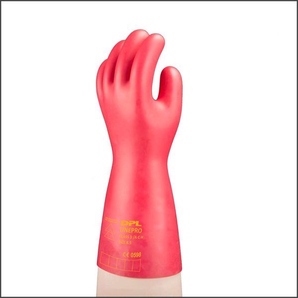 Dpl Linepro Insulated Linesmen Gloves Red - Straight Cuff GLV-RDSC-CL3