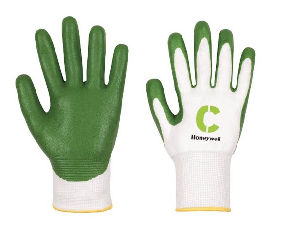 Honeywell NAO2 2332555 Check & Go Green Nit Knitted Glove 5 Size 10