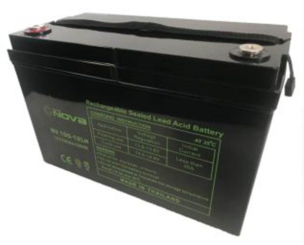 Nova NV100-12LH Rechargeable Sealed Lead Acid Battery 12V, 100Ah/10Hrs