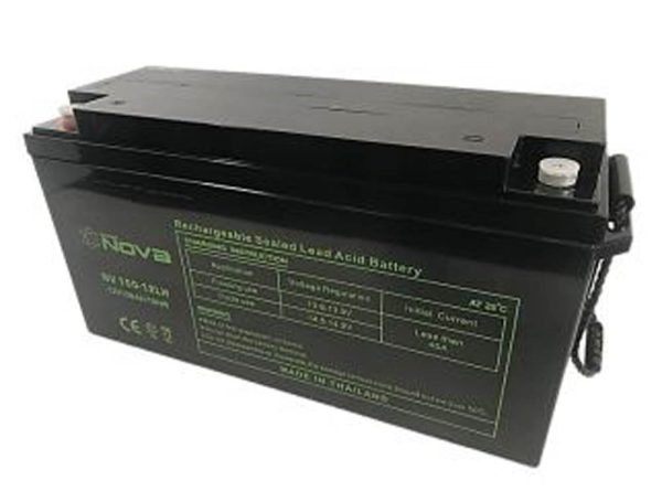 Nova NV150-12LH Rechargeable Sealed Lead Acid Battery 12V, 150Ah/10Hrs