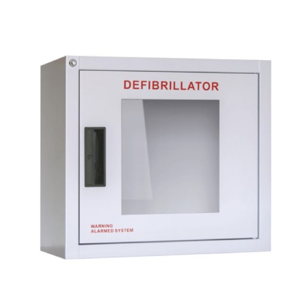 Philips Hearstart Defibrillator Wall Cabinet With Audible Alarm, Width: 16" Height: 14 5/8" Depth: 8 3/8"