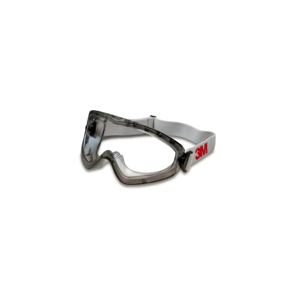 3M 2890A Safety Goggles, Indirect Vented, Anti-Fog, Clear Acetate Lens