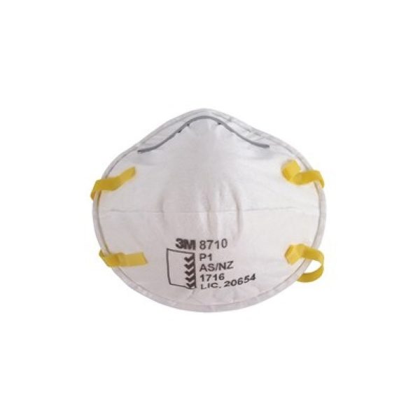 3M 8710 Particulate Respirator, FFP1, Unvalved, P1 Mask (240/Case)