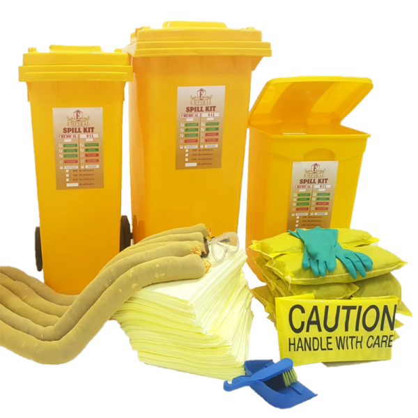 Empiral E135522823 Chemical Spill Kit - 30 Gallons Wheeled Bin (120 Ltrs)