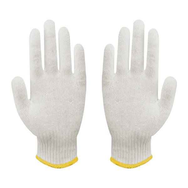 Ameriza M106571723 Cotton-Bleach Yellow Overlock Gloves