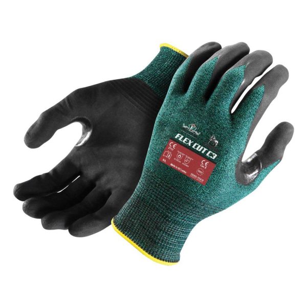 Empiral E142573520 Gorilla Flex Cut C3 Nitrile Foam Finish Palm Coated Glove Medium(MOQ OF 6 Pairs)